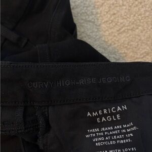 American Eagle Curvy High-Rise Jegging Black